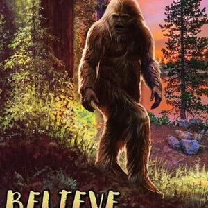 Big Foot Believe Garden flag new 12"x18"